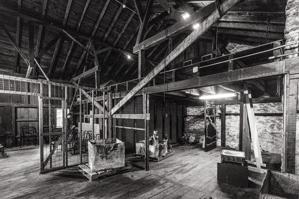 Barn interior, built 1839